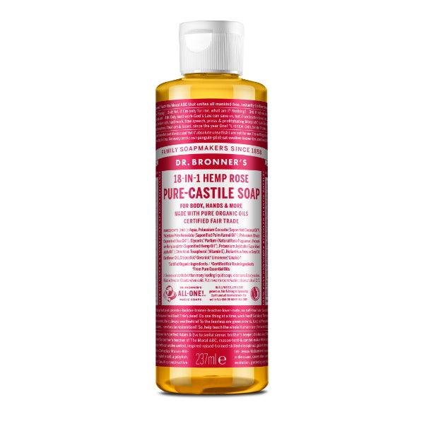 Dr Bronner Rose Castile Liquid Soap - 237ml GOODS Superdrug   