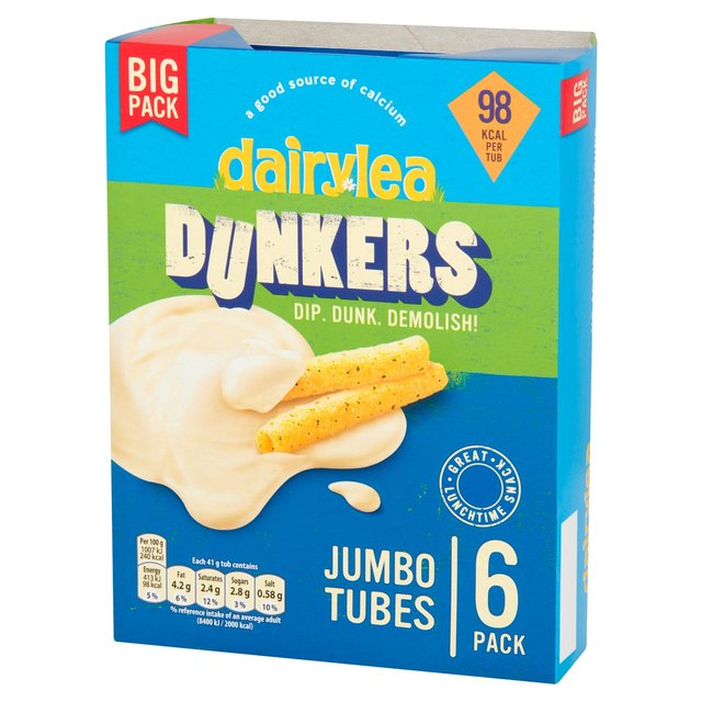 Dairylea Dunkers Jumbo Tubes Cheese Snacks   6 x 41g GOODS M&S   