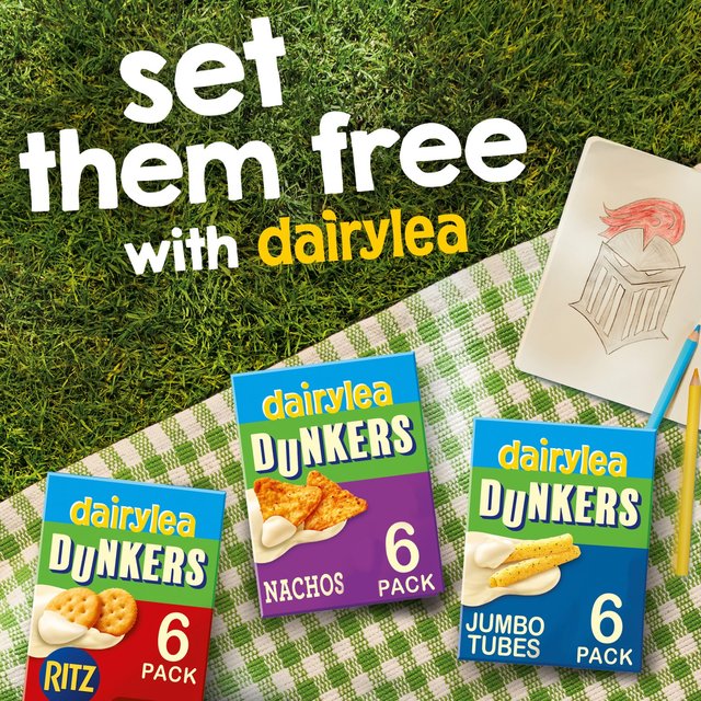 Dairylea Dunkers Jumbo Tubes Cheese Snacks   6 x 41g