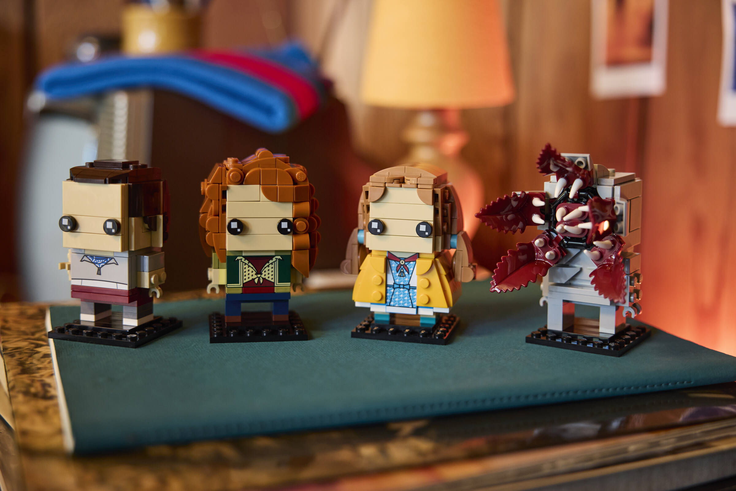 LEGO Stranger Things BrickHeadz figures, UK version