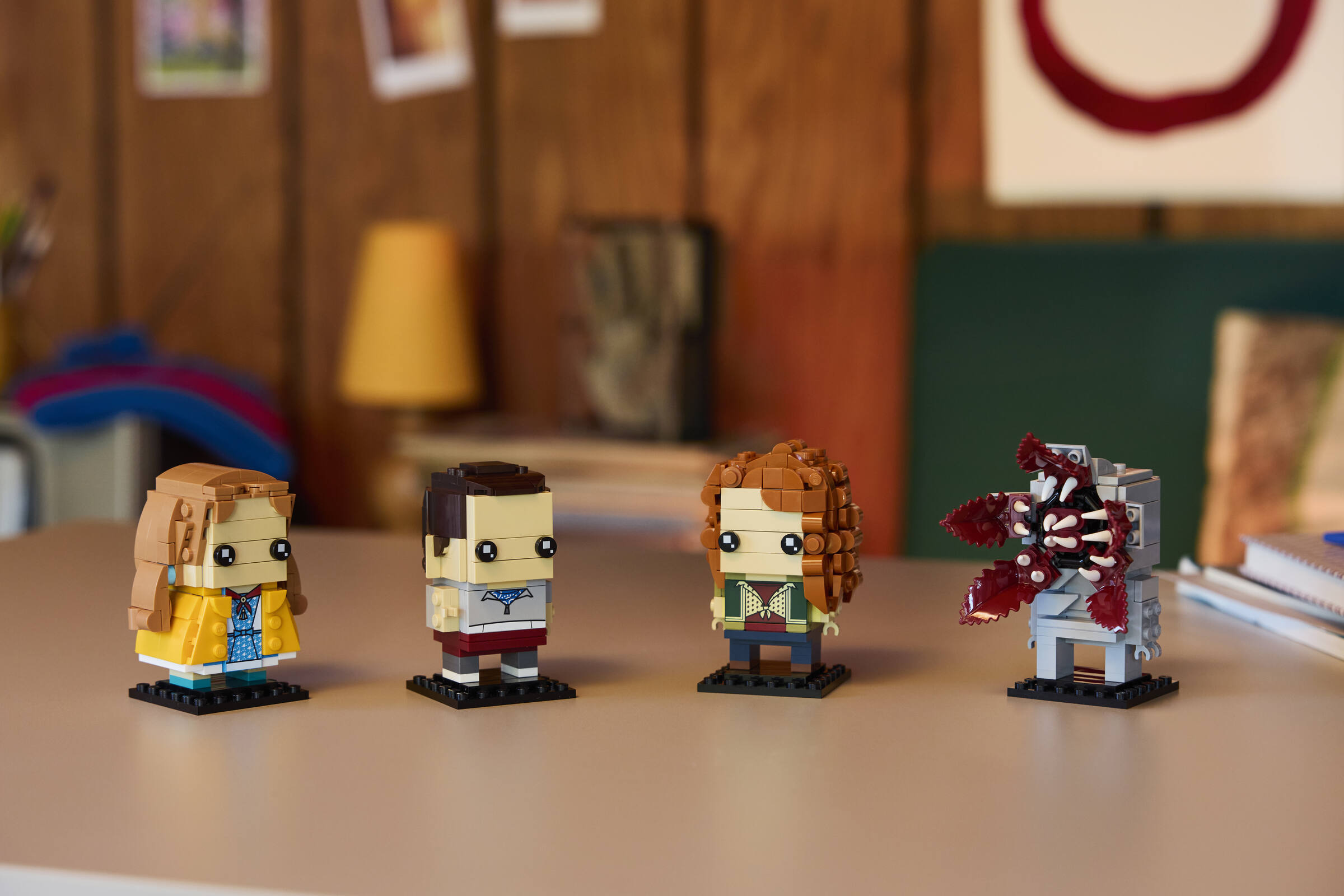 LEGO Stranger Things BrickHeadz figures, UK version