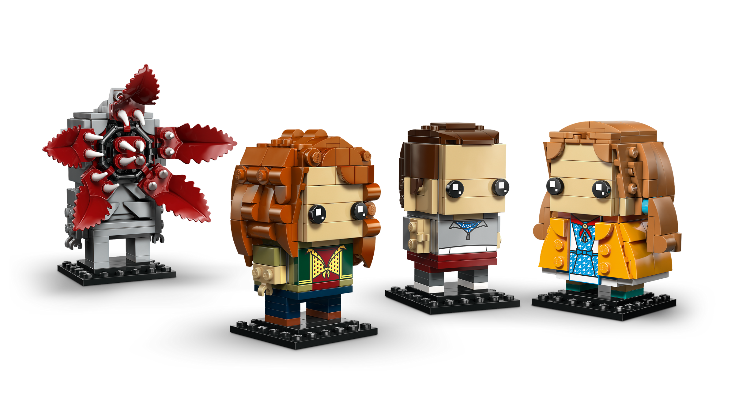 LEGO Stranger Things BrickHeadz figures, UK version
