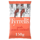 Tyrrells Posh Prawn Cocktail Sharing Crisps   150g GOODS M&S   