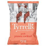 Tyrrells Posh Prawn Cocktail Sharing Crisps   150g GOODS M&S   