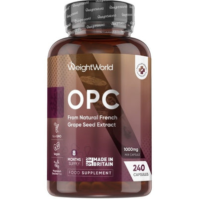 Superdrug WeightWorld Grape Seed Extract Capsules 1000mg - 240 Vegan Capsules- Buy online at McGrocer