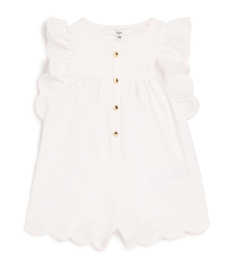 Chloé Kids embroidered playsuit 6-36 months - British product