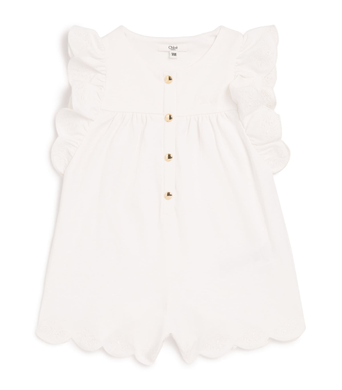 Chloé Kids embroidered playsuit 6-36 months - British product