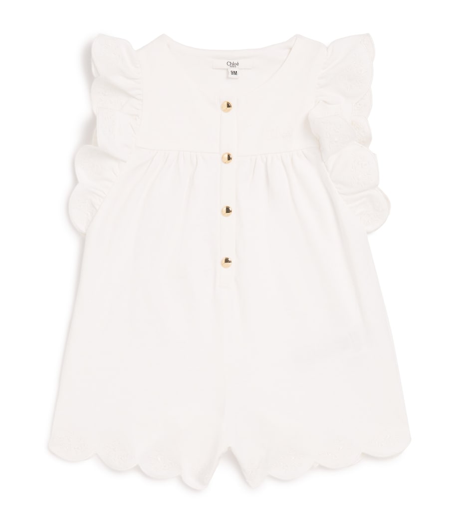 Chloé Kids embroidered playsuit 6-36 months - British product