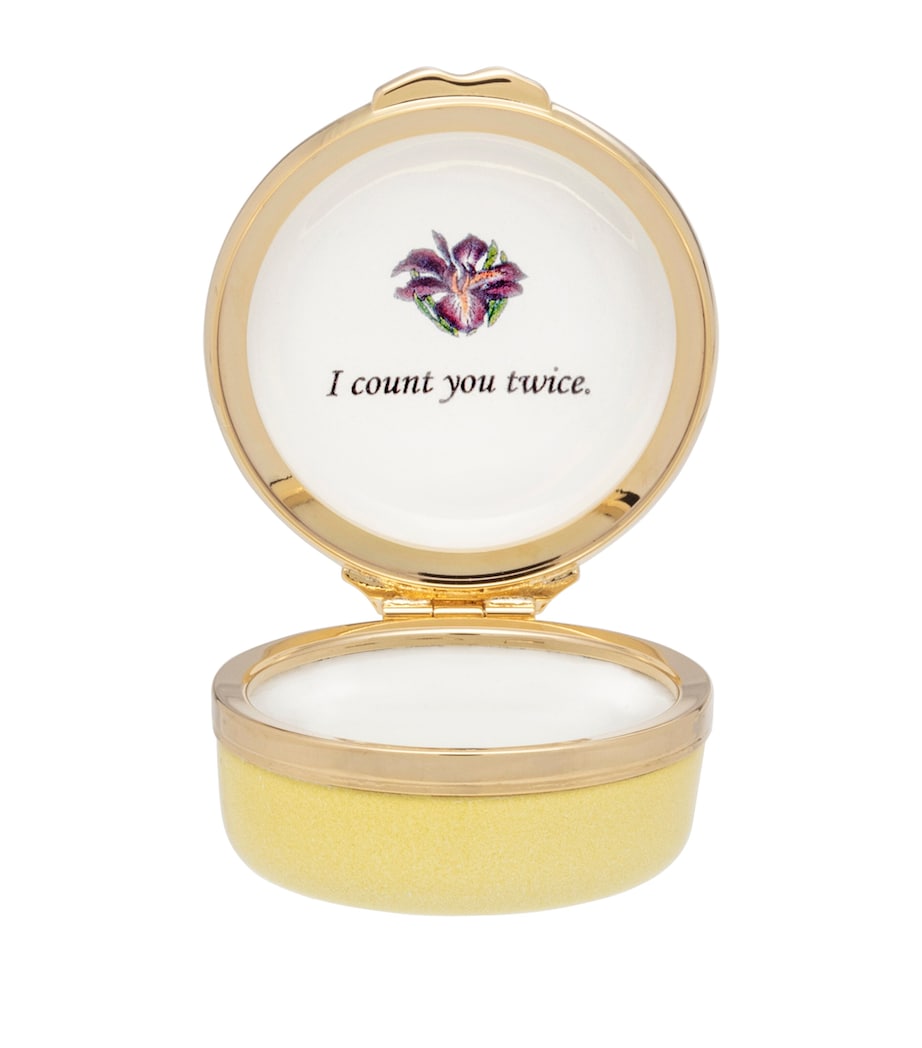 Halcyon Days enamel When I Count My Blessings box (British brand)