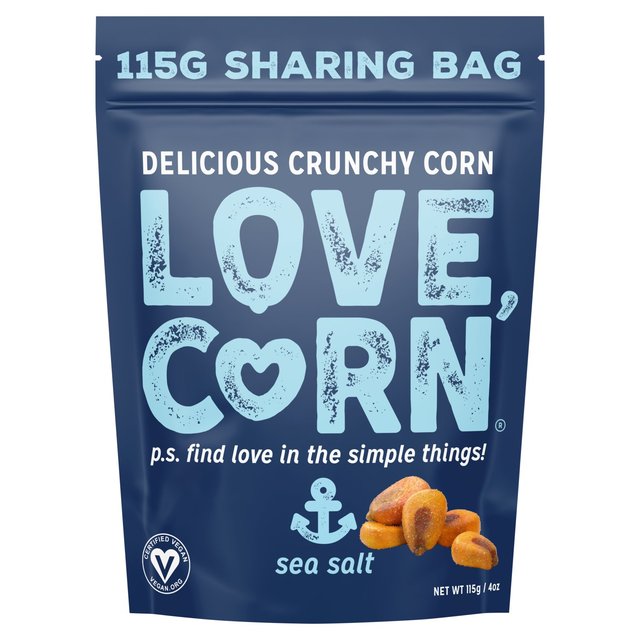 LOVE CORN Sea Salt Crunchy Corn   115g GOODS M&S   