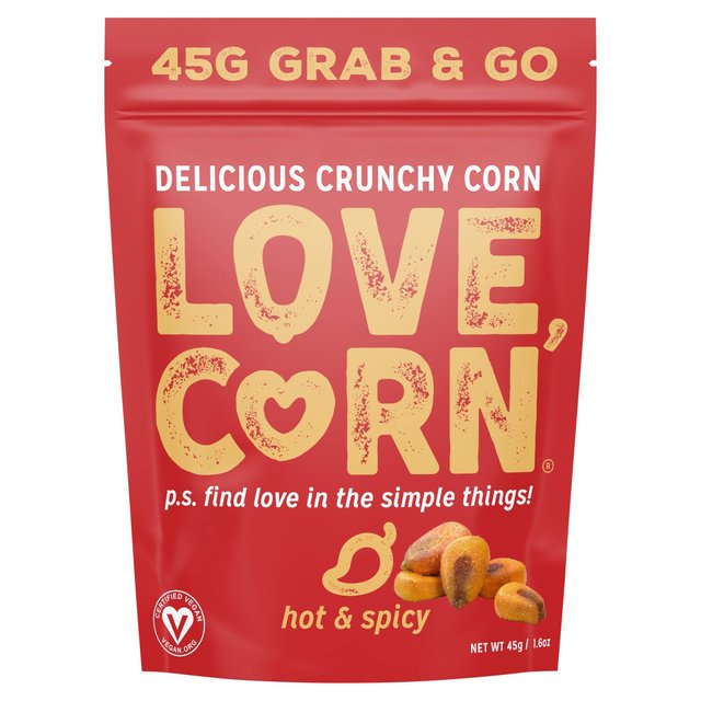 LOVE CORN Habanero Crunchy Corn   45g GOODS M&S   