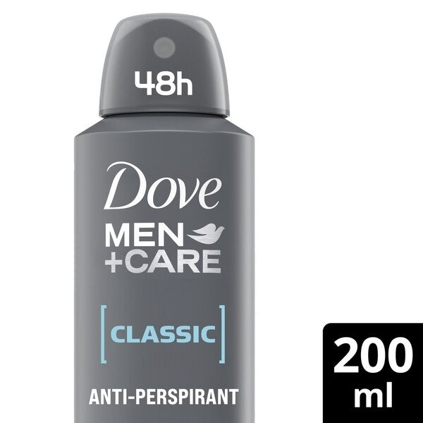 Dove Men+Care Antiperspirant Aerosol Deodorant Classic 200ml GOODS Superdrug   