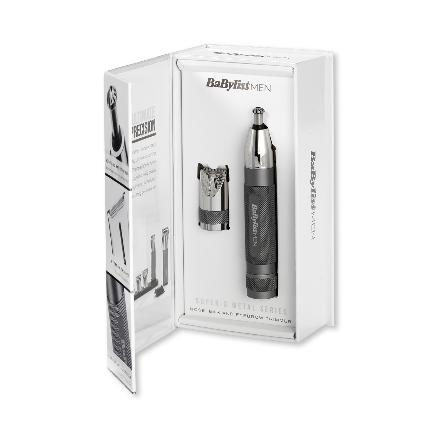 BaBylissMEN Super-X metal nose ear trimmer - British product