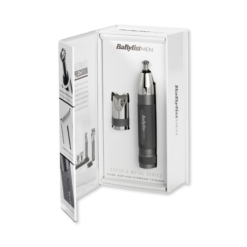BaBylissMEN Super-X metal nose ear trimmer - British product
