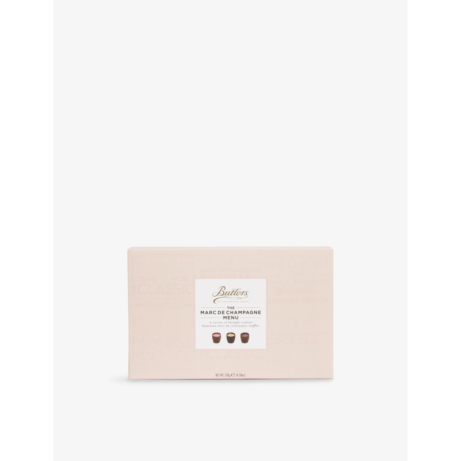 Butlers Marc de Champagne chocolate truffles box of 8, UK version
