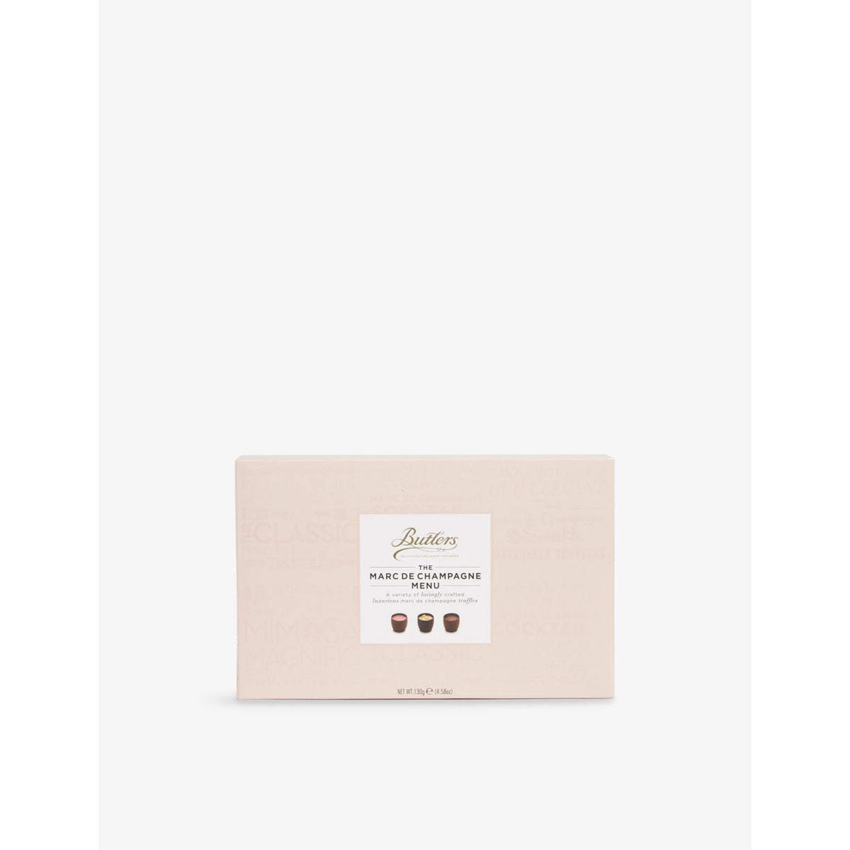 Butlers Marc de Champagne chocolate truffles box of 8, UK version