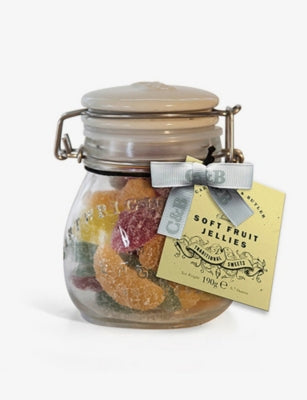 Cartwright & Butler fruit jellies 190g jar, UK version
