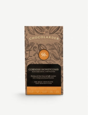 Chocolarder honeycomb milk chocolate bar 70g, imported from the UK