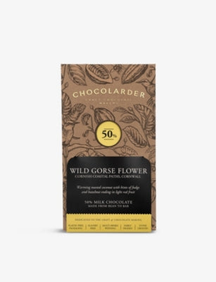 Chocolarder gorse flower milk chocolate bar 70g - British product