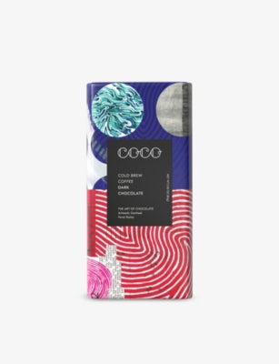 Coco Chocolatier cold brew coffee dark chocolate 80g, imported from the UK