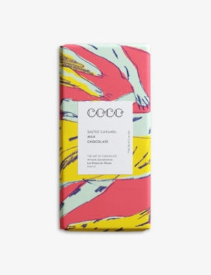 Milk chocolate bar with salted caramel, 40% cocoa, 80g - British product