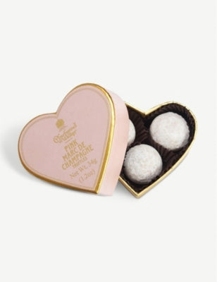 Charbonnel Pink Marc de Champagne truffles 34g, UK version