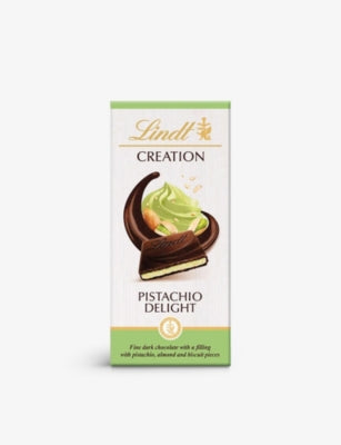 Lindt CREATION Pistachio Delight chocolate bar 150g, UK version