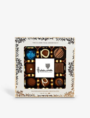 Holdsworth milk chocolate window box 110g assortment (British brand)