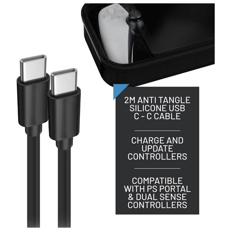 STEALTH Protect and Charge Kit for PS Portal carry case, imported from the UK