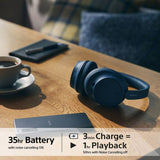 Sony WH-CH720N wireless over-ear headphones blue, imported from the UK