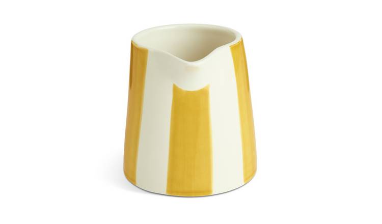 Habitat small stripe jug stoneware 180ml - British product