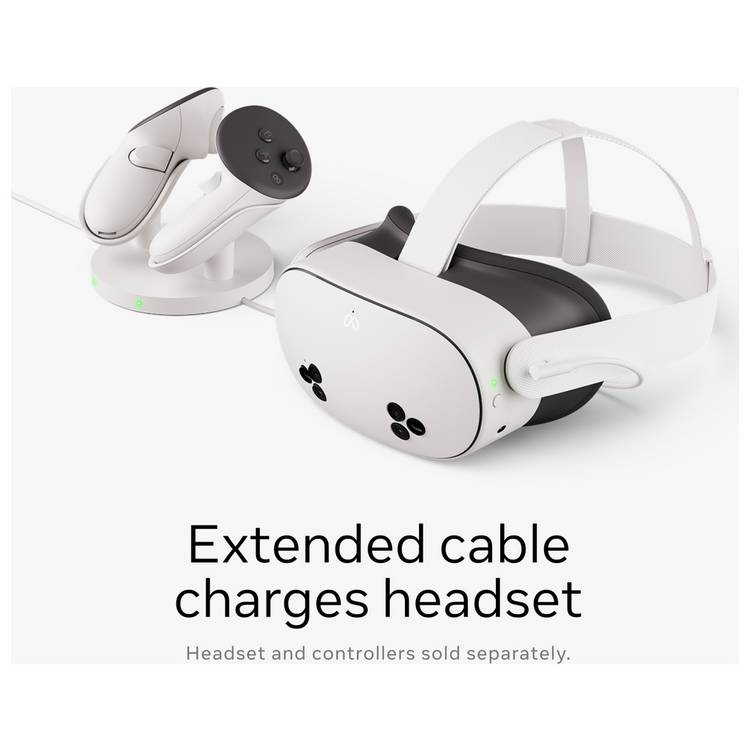Meta Quest 3/3S charging dock with batteries - British product