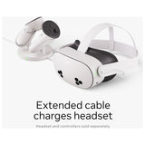 Meta Quest 3/3S charging dock with batteries - British product