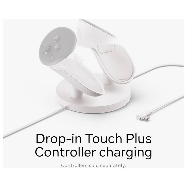 Meta Quest 3/3S charging dock with batteries - British product