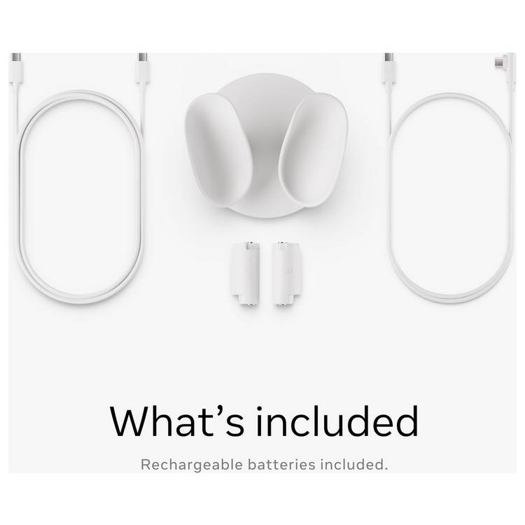 Meta Quest 3/3S charging dock with batteries - British product
