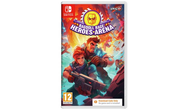 Ragdoll Rage Heroes Arena ragdoll game for Nintendo Switch, imported from the UK