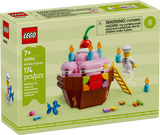 LEGO Birthday Cupcake building set with chef minifigure, 174 pieces (British brand)
