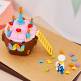 LEGO Birthday Cupcake building set with chef minifigure, 174 pieces (British brand)