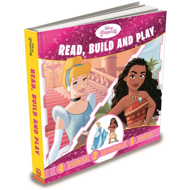 Disney Princess Read Build Play book Igloo Books, imported from the UK