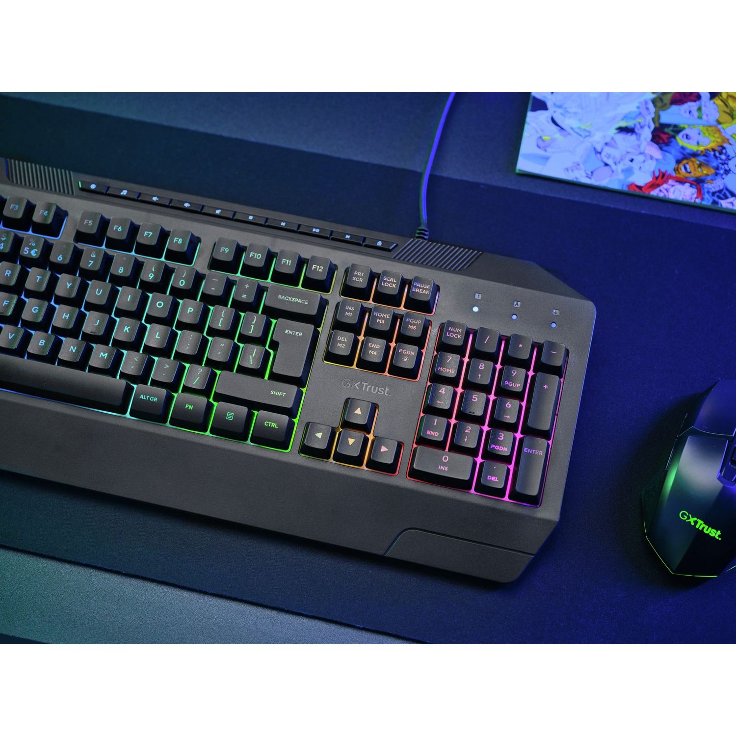 GXTrust GXT836 Evocx gaming keyboard black - British product