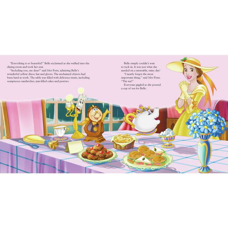 Disney Princess tea party story book with porcelain tea set (British brand)