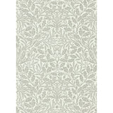 Morris & Co. Acorn Branches Grey Floral wallpaper, imported from the UK