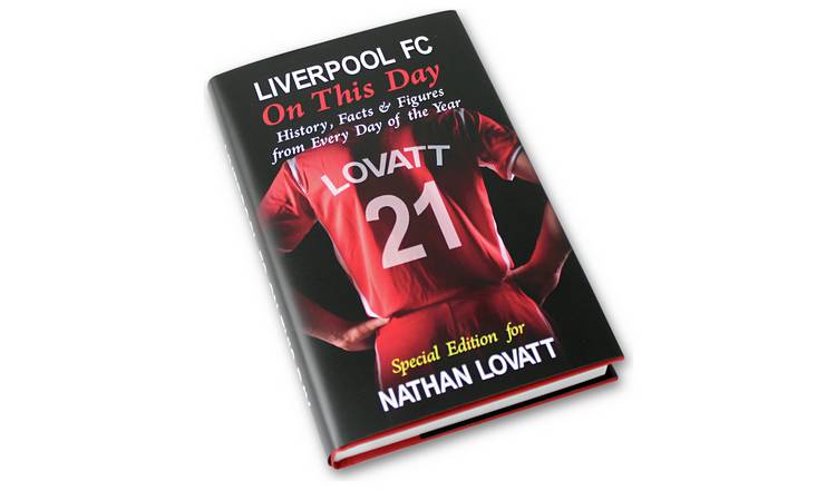 Personalised Message Liverpool On This Day Book