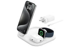 Belkin 3-in-1 wireless charger MagSafe Qi2 white - British product