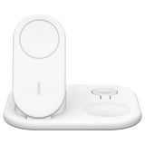 Belkin 3-in-1 wireless charger MagSafe Qi2 white - British product