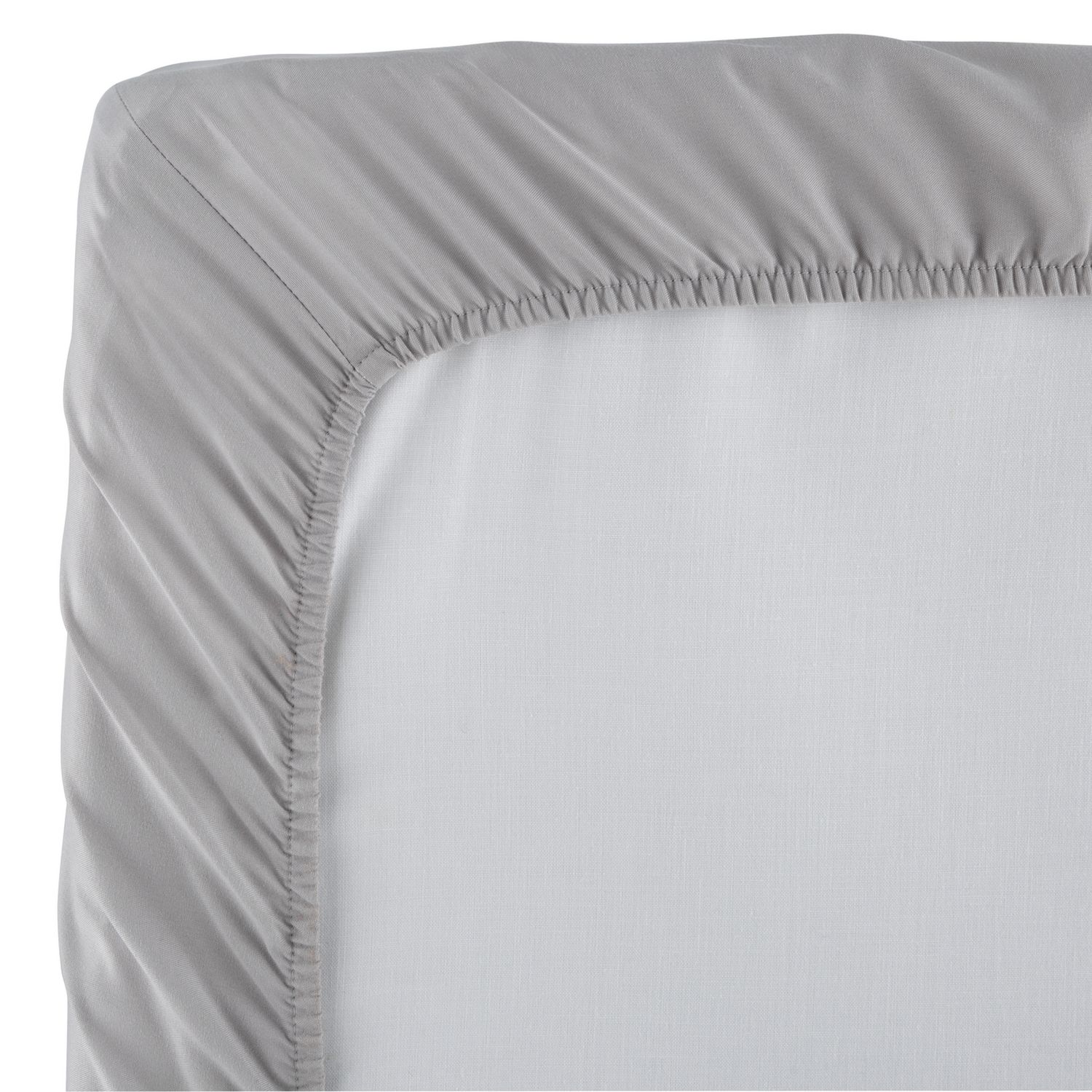Silentnight Supersoft Dove Grey Fitted Sheet - Double