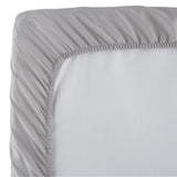 Silentnight Supersoft Dove Grey Fitted Sheet - Double