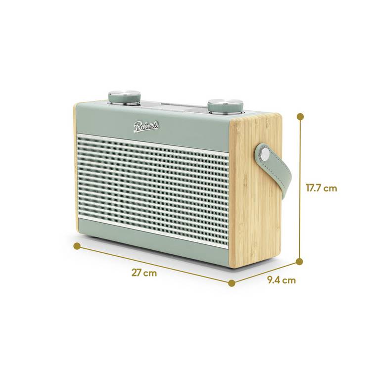 Roberts internet radio duck egg Rambler Max, imported from the UK