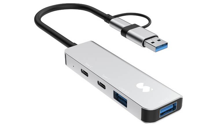 Styletech 4 Port USB-C Hub, imported from the UK