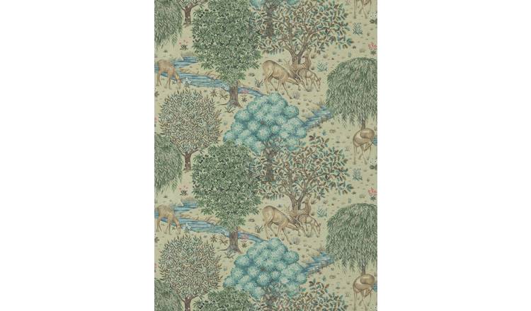 Morris & Co wallpaper The Brook Garden Green - British product
